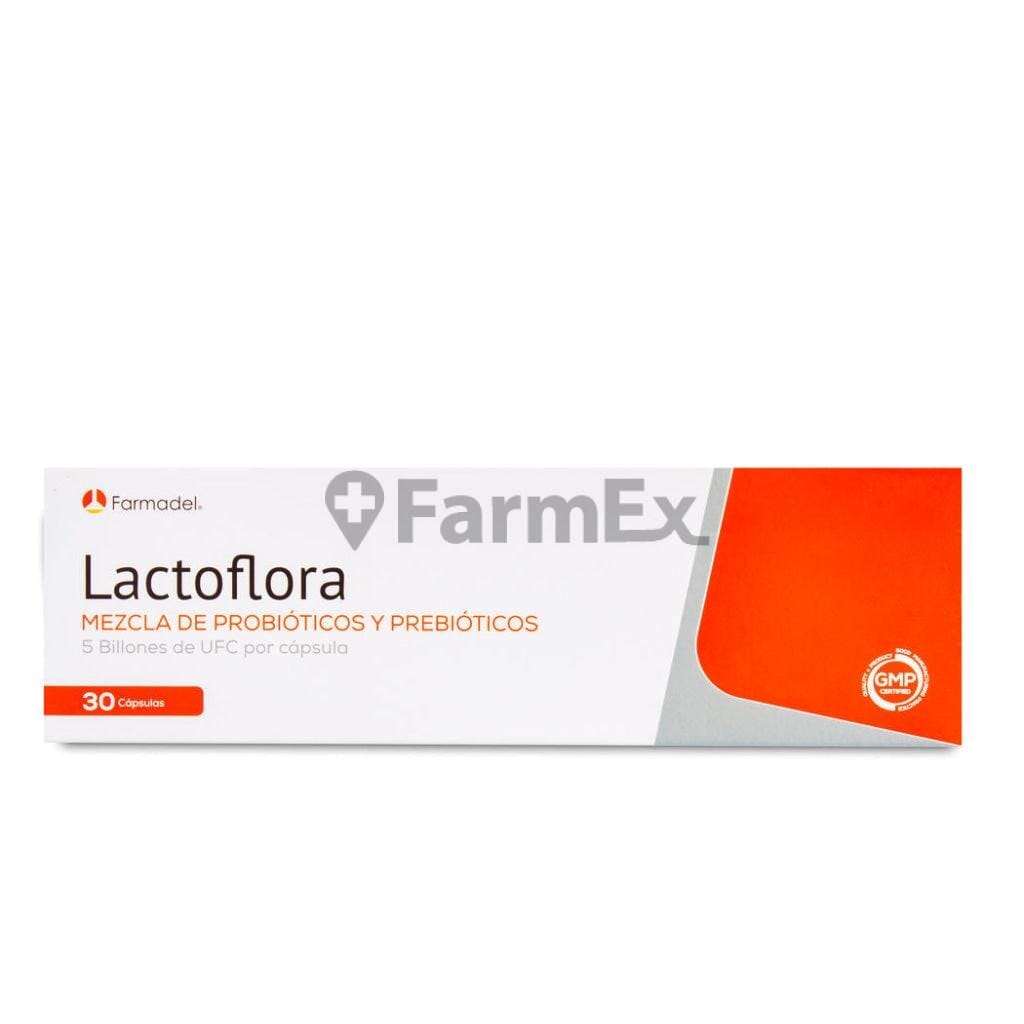 Lactoflora Probiotico 5 Bill CFU x 30 capsulas Farmex-Pluxee-Persistente